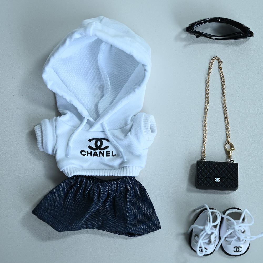 LABUBU Clothes Chanel Hoodie Jeans Outfit