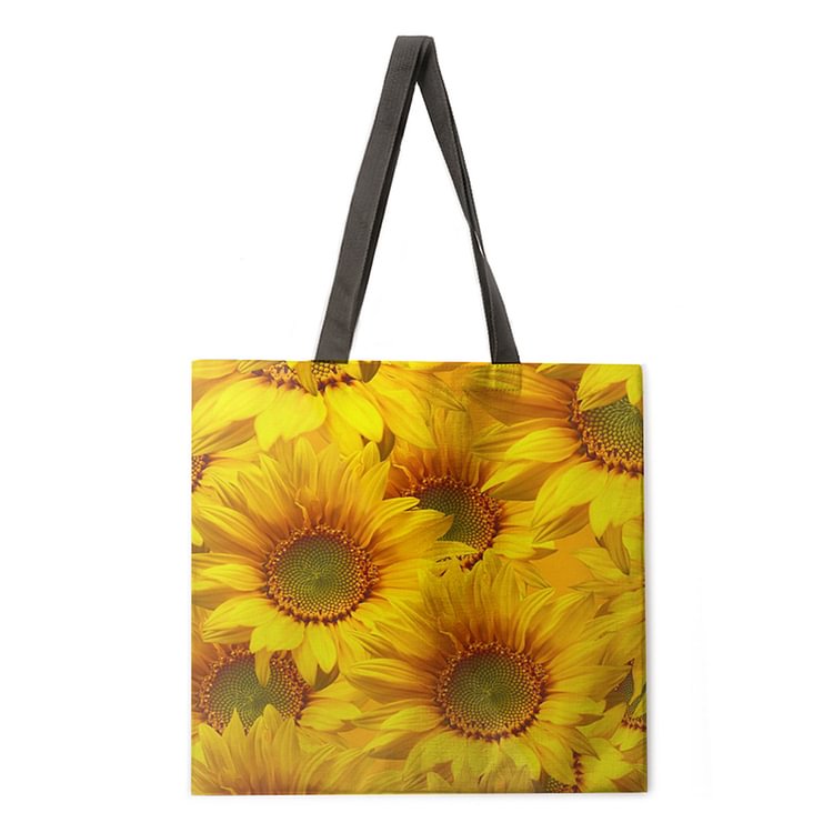 【Limited Stock Sale】Sunflower - Linen Tote Bag