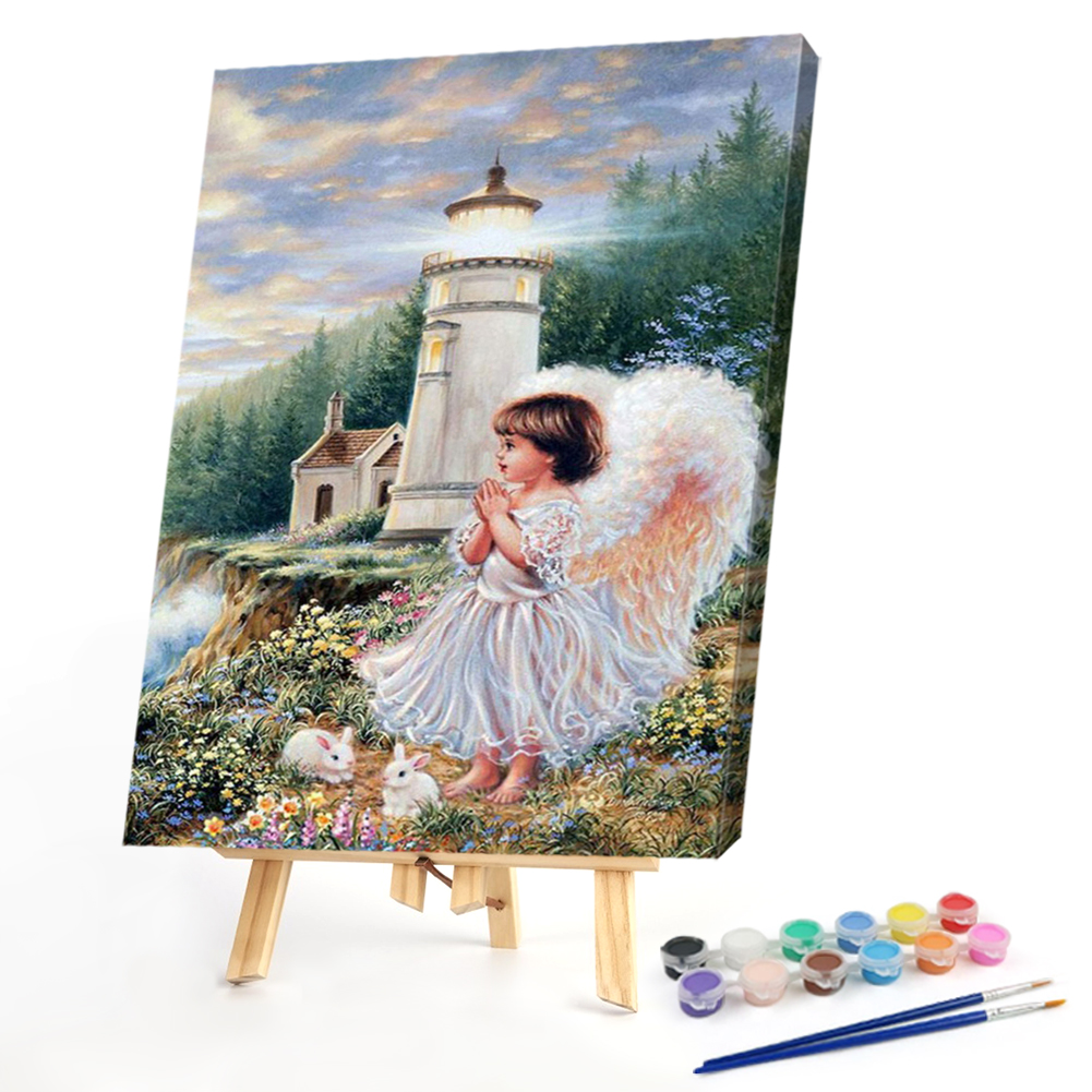 

40*50CM - Paint By Numbers - Lighthouse, 501 Original