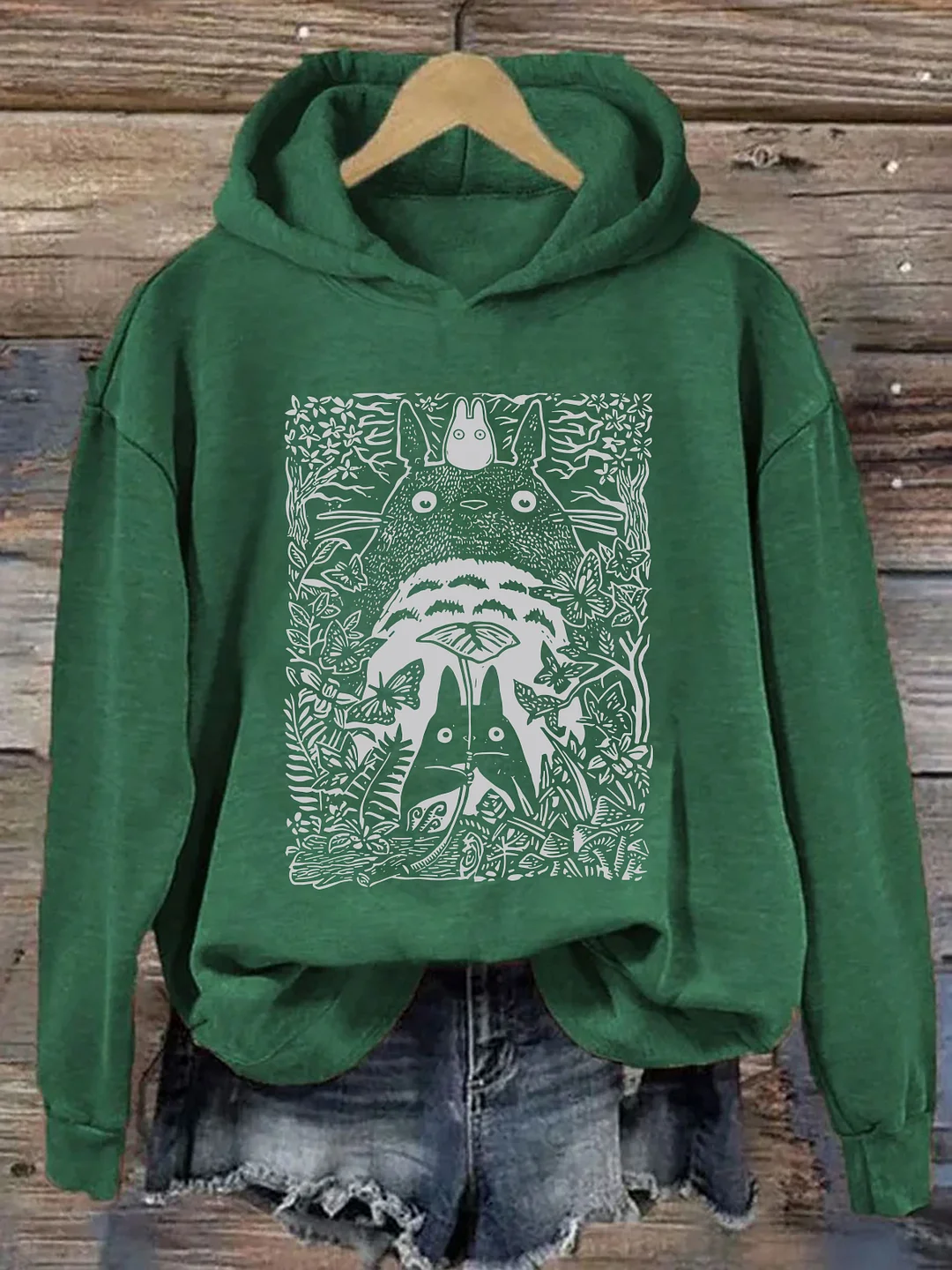 Vintage Neighbor Totoro Hoodie