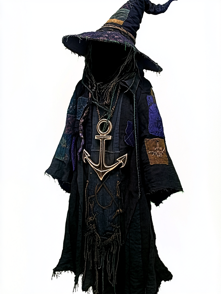 Pirate ship anchor long wizard cape 4f75