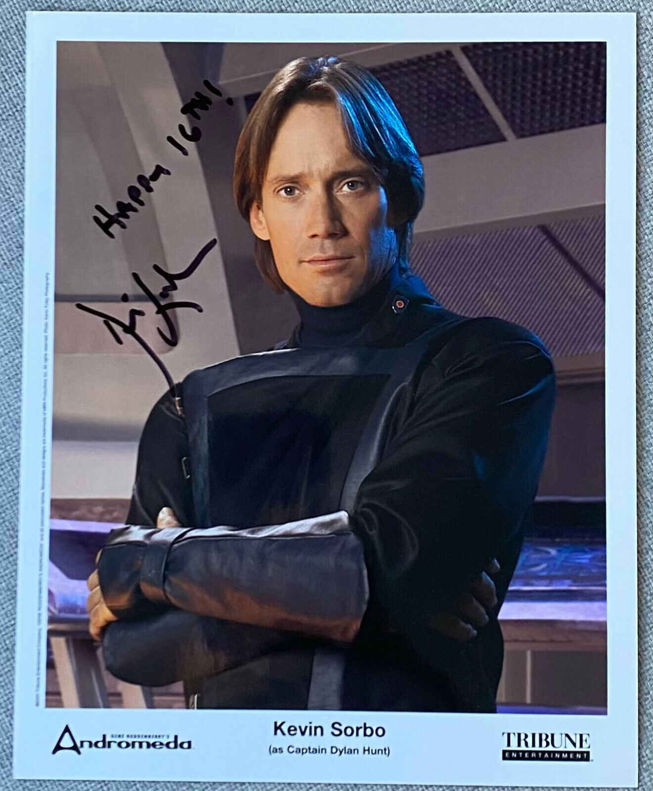 Kevin Sorbo Signed Happy 16th