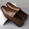 Breathable casual soft-soled non-slip leather shoes