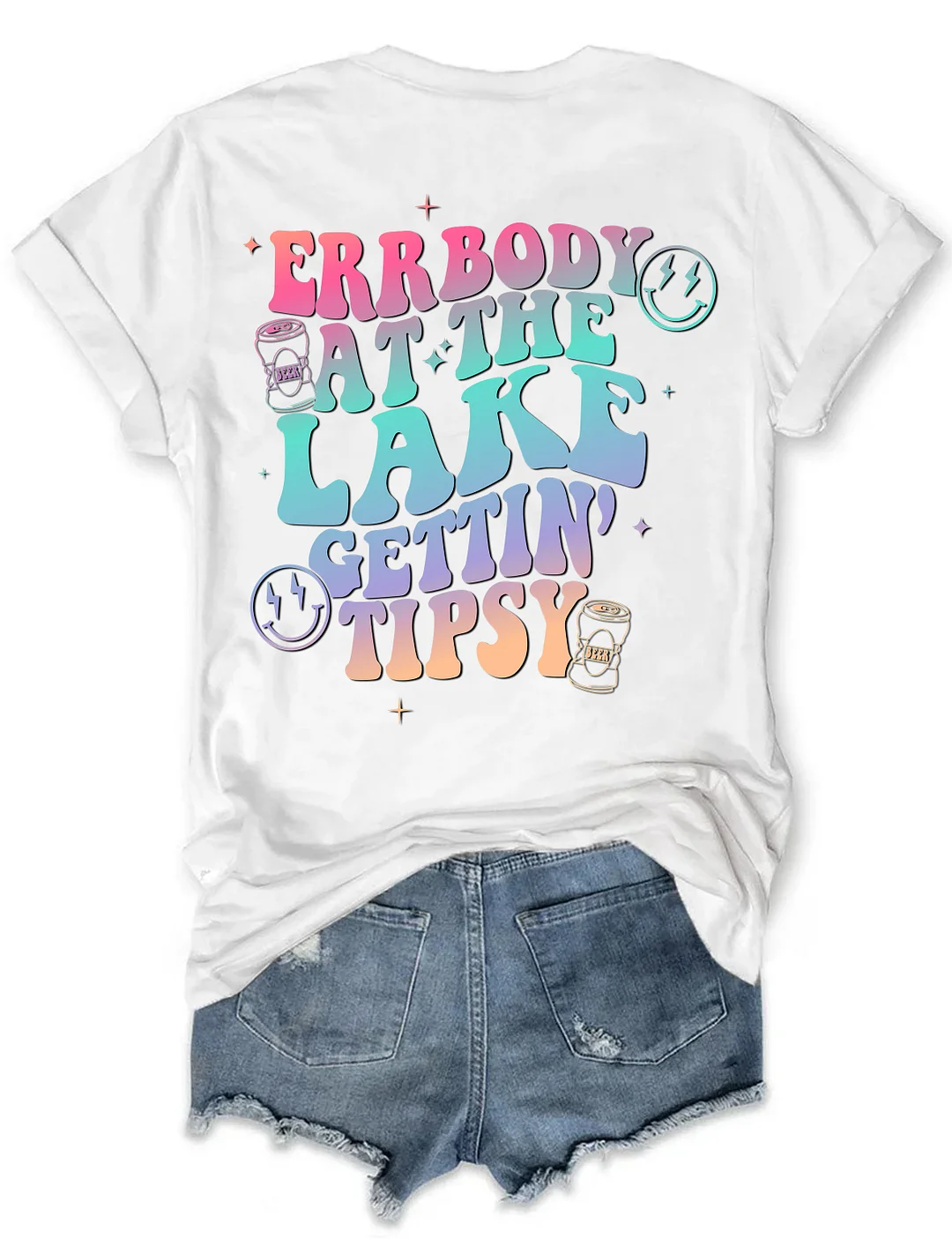 Errbody At The Lake Gettin Tipsy T-shirt