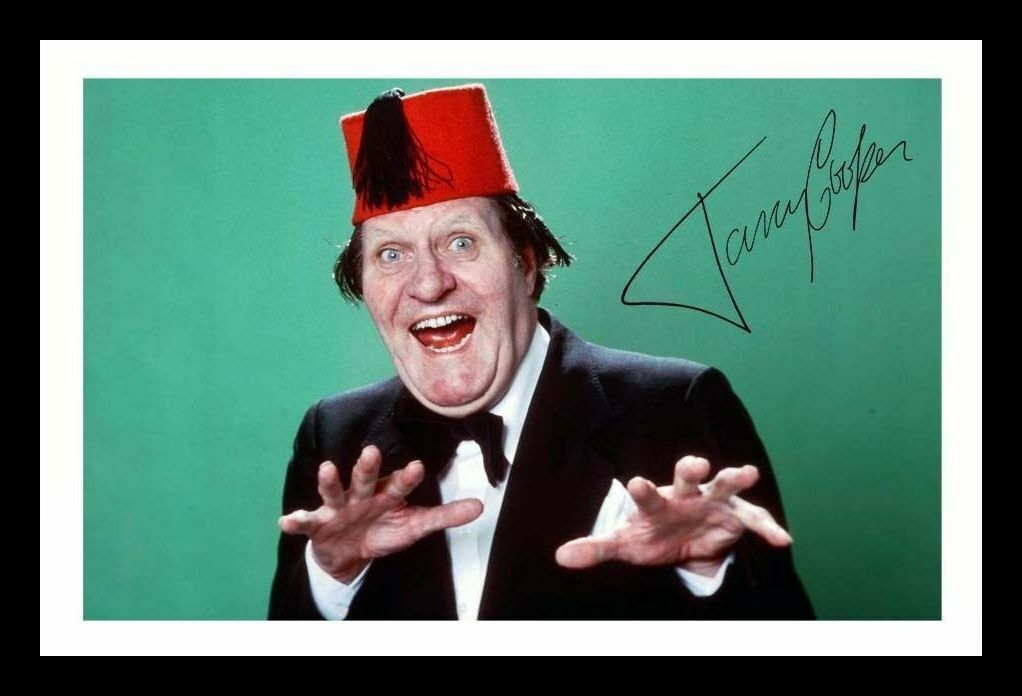 Tommy Cooper Autograph Signed & Framed Photo Poster painting