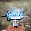 Outdoor Camping Gas Stove Lightweight Stove Head with Storage Bag for Picnic BBQ