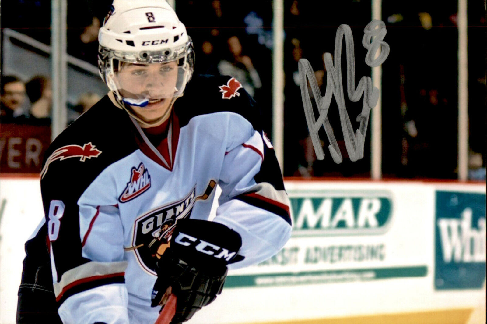 Alec Baer SIGNED autographed 4x6 Photo Poster painting VANCOUVER GIANTS #2