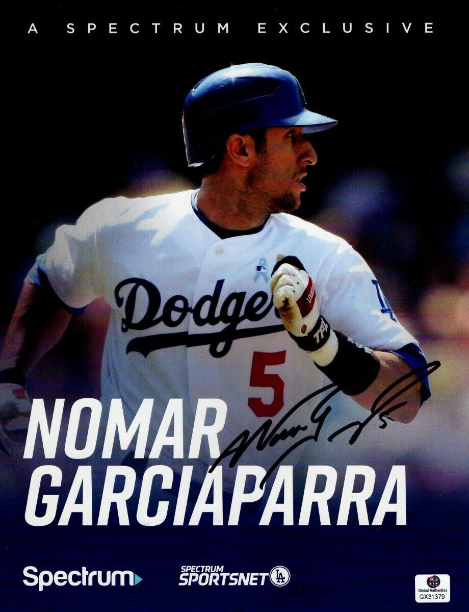 Nomar Garciaparra Signed Autographed 8X11.5 Photo Poster painting Los Angeles Dodgers GX31379