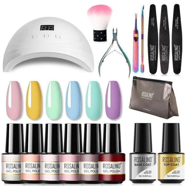 Sky High - Nail Gel Kit / UV Lamp Included