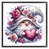 (US Only)Gnome Printed Cross Stitch Kit 40x40cm DIY 11CT Thread Art Needlework Home Decor