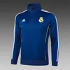2025/2026 Real Madrid Royal Blue Long Zipped Jacket Football Shirt 1:1 Thai Quality