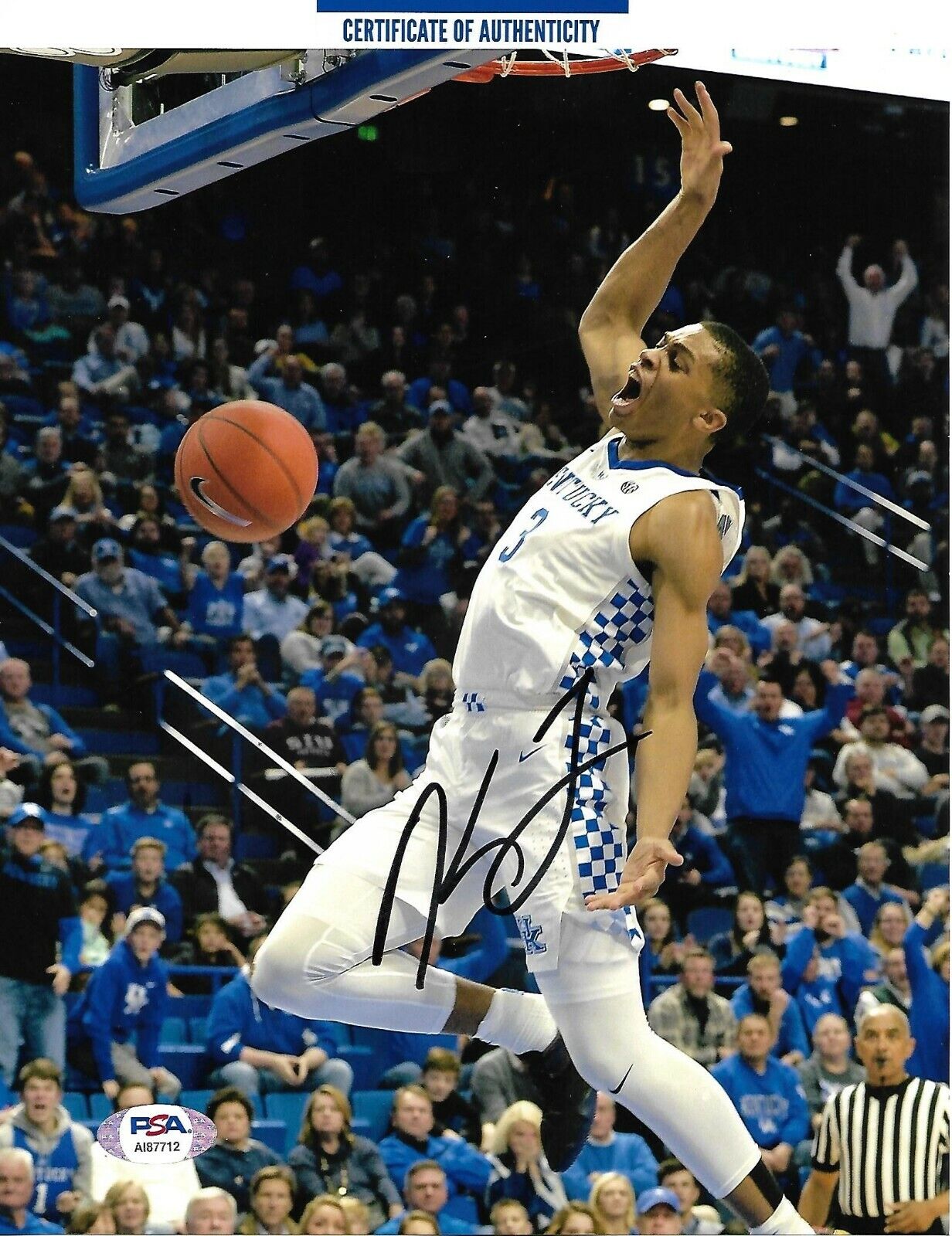 KELDON JOHNSON signed autograph KENTUCKY WILDCATS 8X10 Photo Poster painting w/ COA PSA AI87712