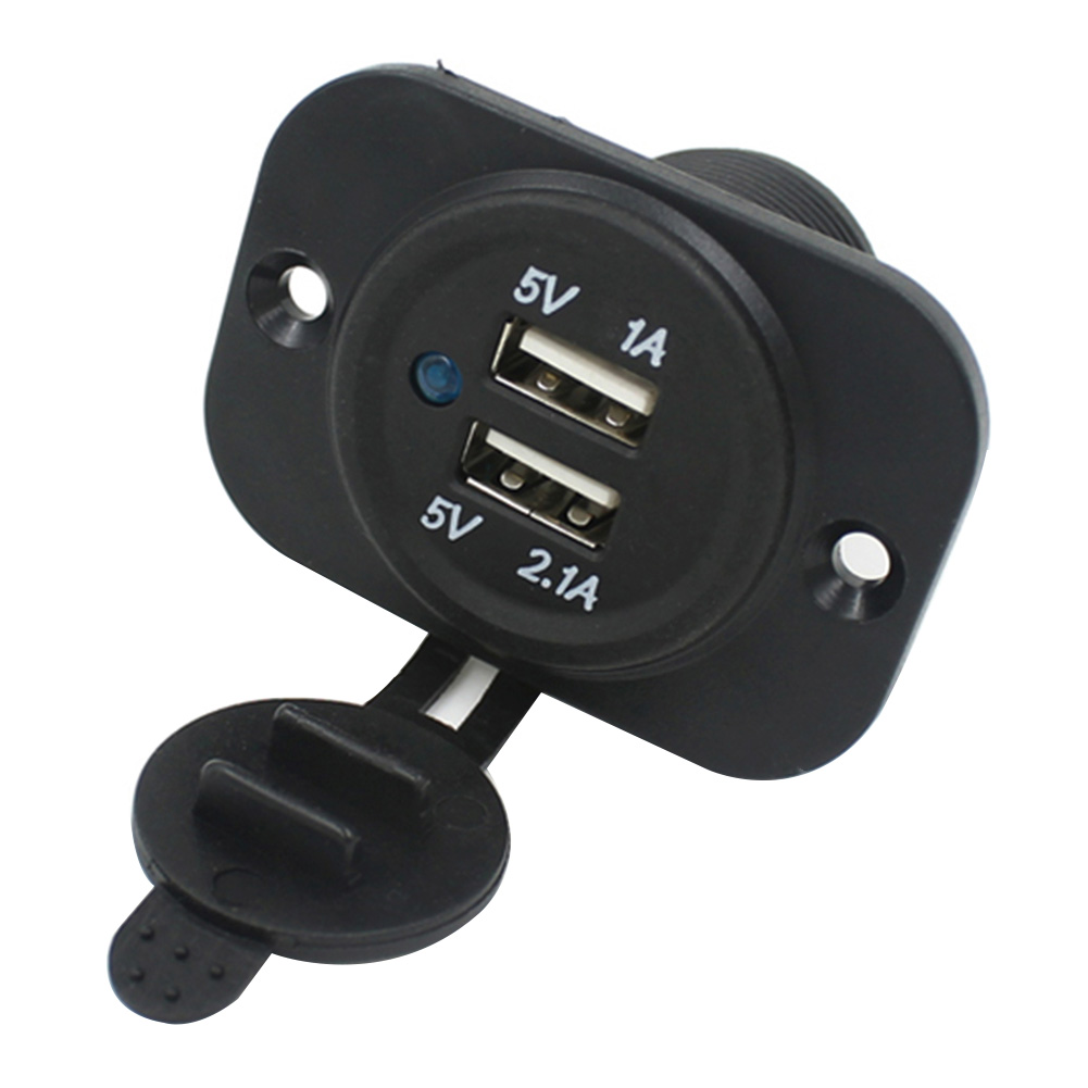 

Car Chargers DC 5V 2 Ports Dual USB Chargers Socket Adapter Power Outlet, 501 Original