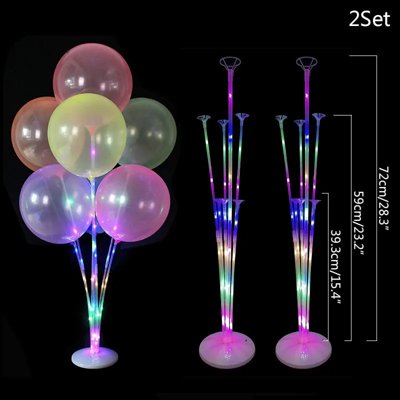 1 Set Balloons Holder Column Stand Holder Stickers for Wedding Kids Birthday Party Baby Shower Decoration Balloon Accessories