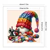 (Multi Style)Gnome-Full Embroidery 3 Strands 11CT Stamped Cross Stitch-45*45CM