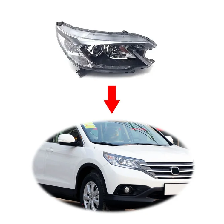Original xenon HID headlight headlamp for HONDA CRV CR-V 2012-2014 head light head lamp 3150-T0A-H01 33100-T0A-H01 ITN Auto