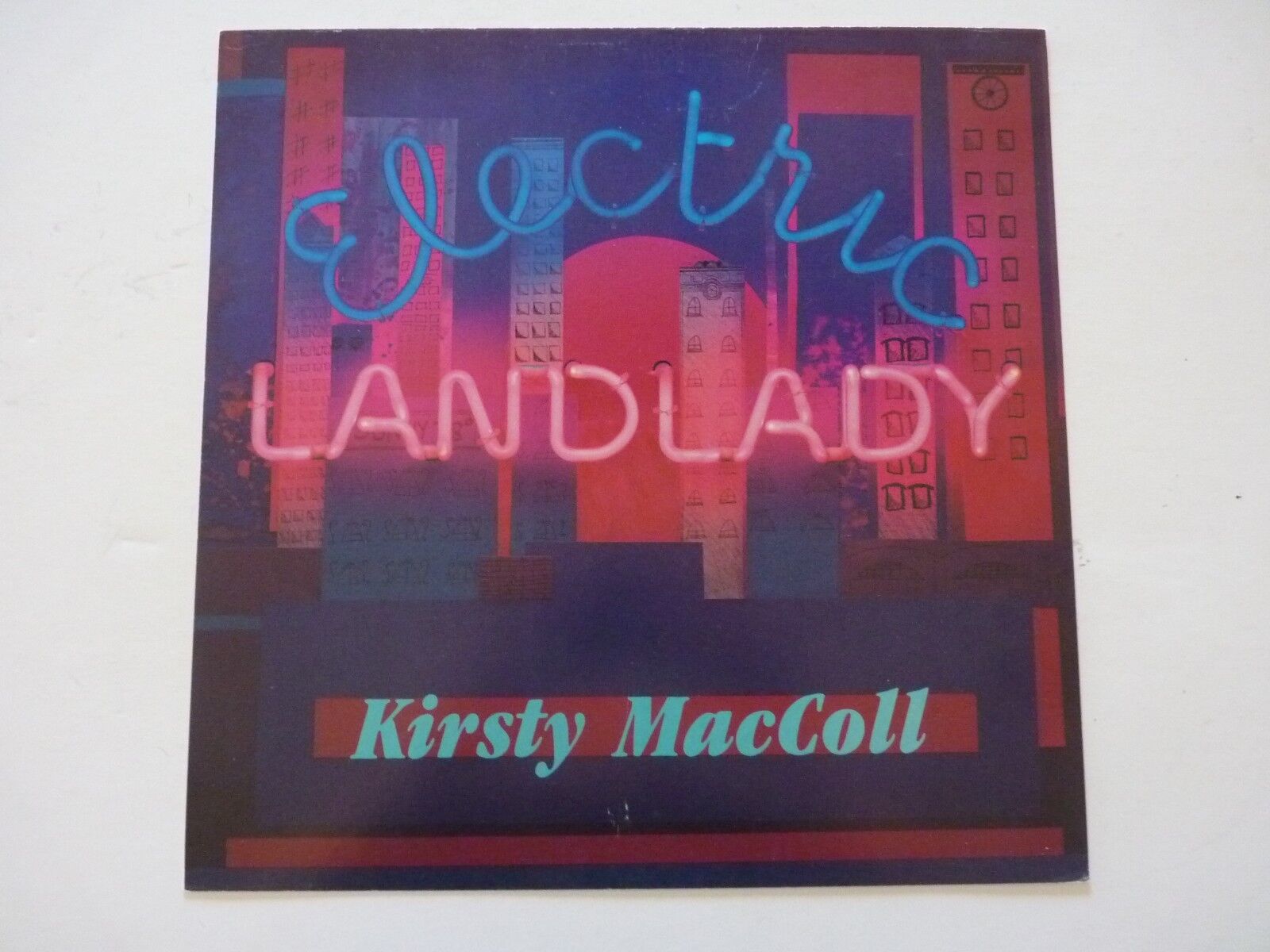 Kirsty MacColl Electric Landlady LP Record Photo Poster painting Flat 12x12 Poster