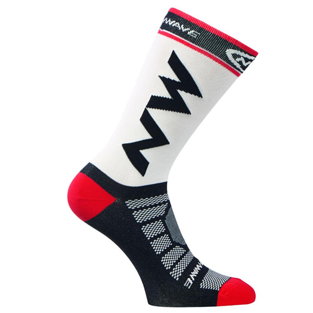 

Outdoor Sports Letter Decor Soccer Socks Men Cycling Running Socks (White), 501 Original