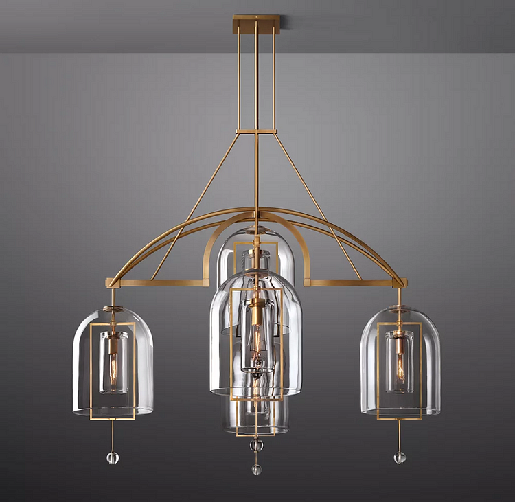 Fulcrum Modern Round Chandelier 61" Vjlight