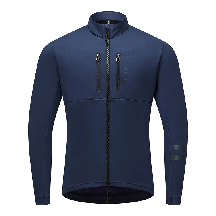 Men Winter Cycling Jacket Windproof Warm Thermal Fleece Bike Jacket