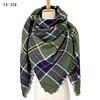Plaid Pashmina Scarf Winter Scarf For Women