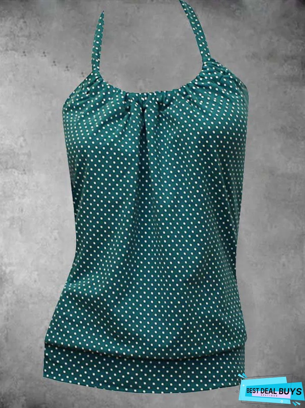 Casual Polka Dots Cotton-Blend shirt & Top