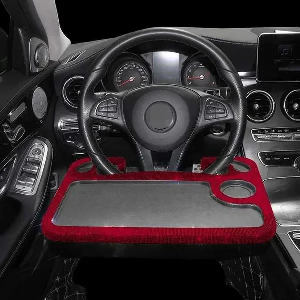 Crystal Food Portable Laptop Computer Desk Diamond Mount Stand Steering Wheel Goods Drink Tray Bling Car Accessories