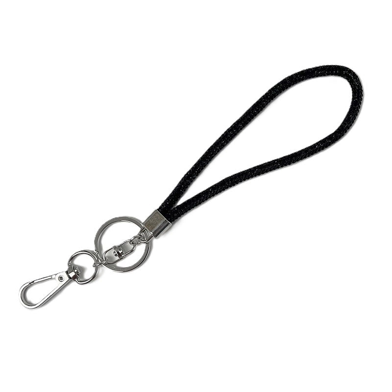 Minimalist Solid Color Rhinestone Inlay Rhinestones Bag Pendant Mobile Phone Chain