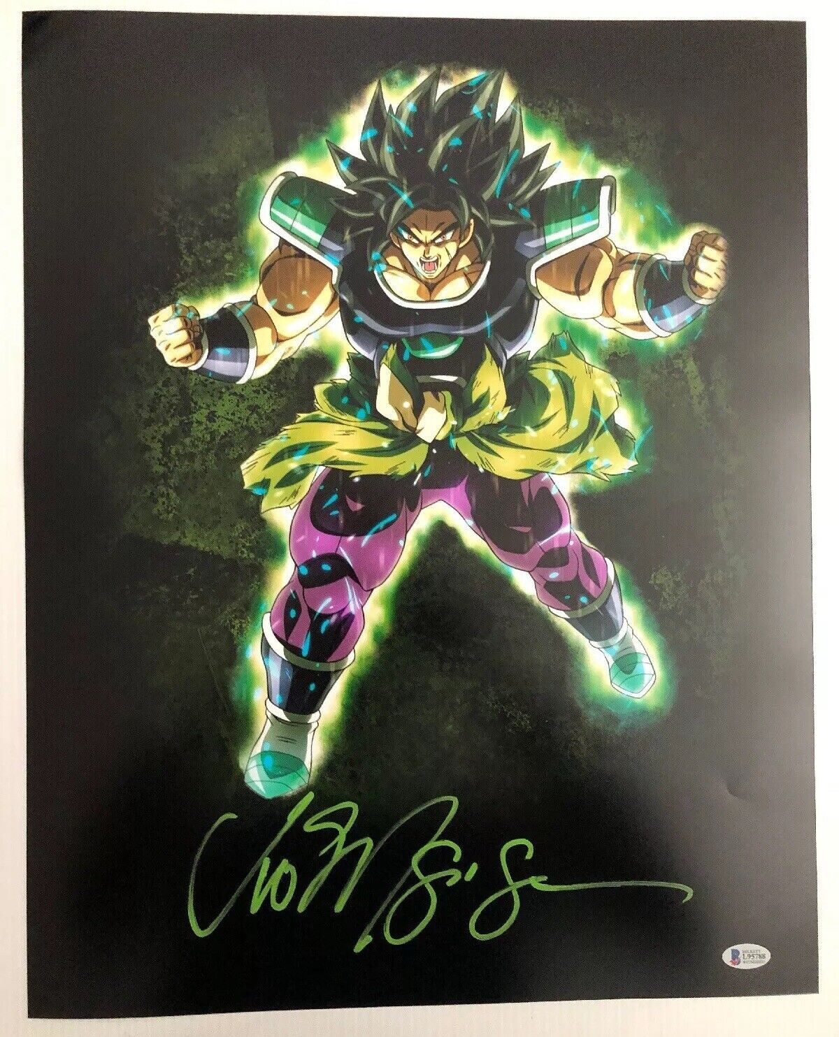 Vic Mignogna Signed Autographed 16x20 Photo Poster painting Dragon Ball Z Super Broly BECKETT 4