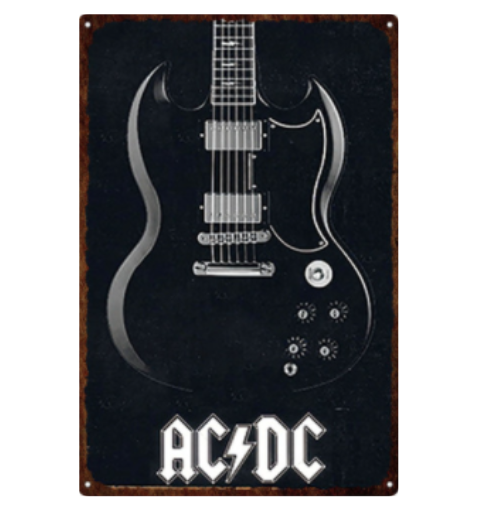 【Multi Style】AC/DC - Vintage Tin Signs