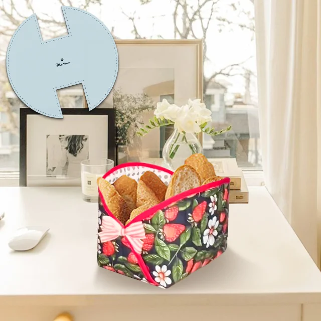  10-Minute Basket Quick & Easy Fabric Basket Sewing Template &ndash; with Instructions