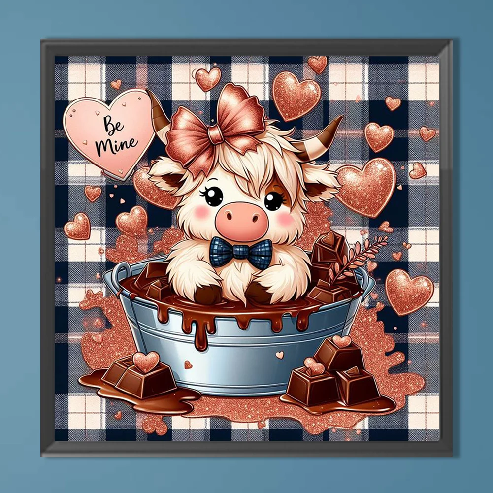 Diamond Painting - Full Round Drill - Chocolate Yak(Canvas|40*40cm)