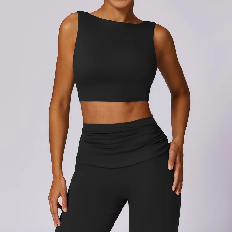 PASUXI Hot selling Activewear Fitness Yoga Hight Quality Flare Leggings High Waist Gym Sports Clothing 2 Piece Set Women huanwei