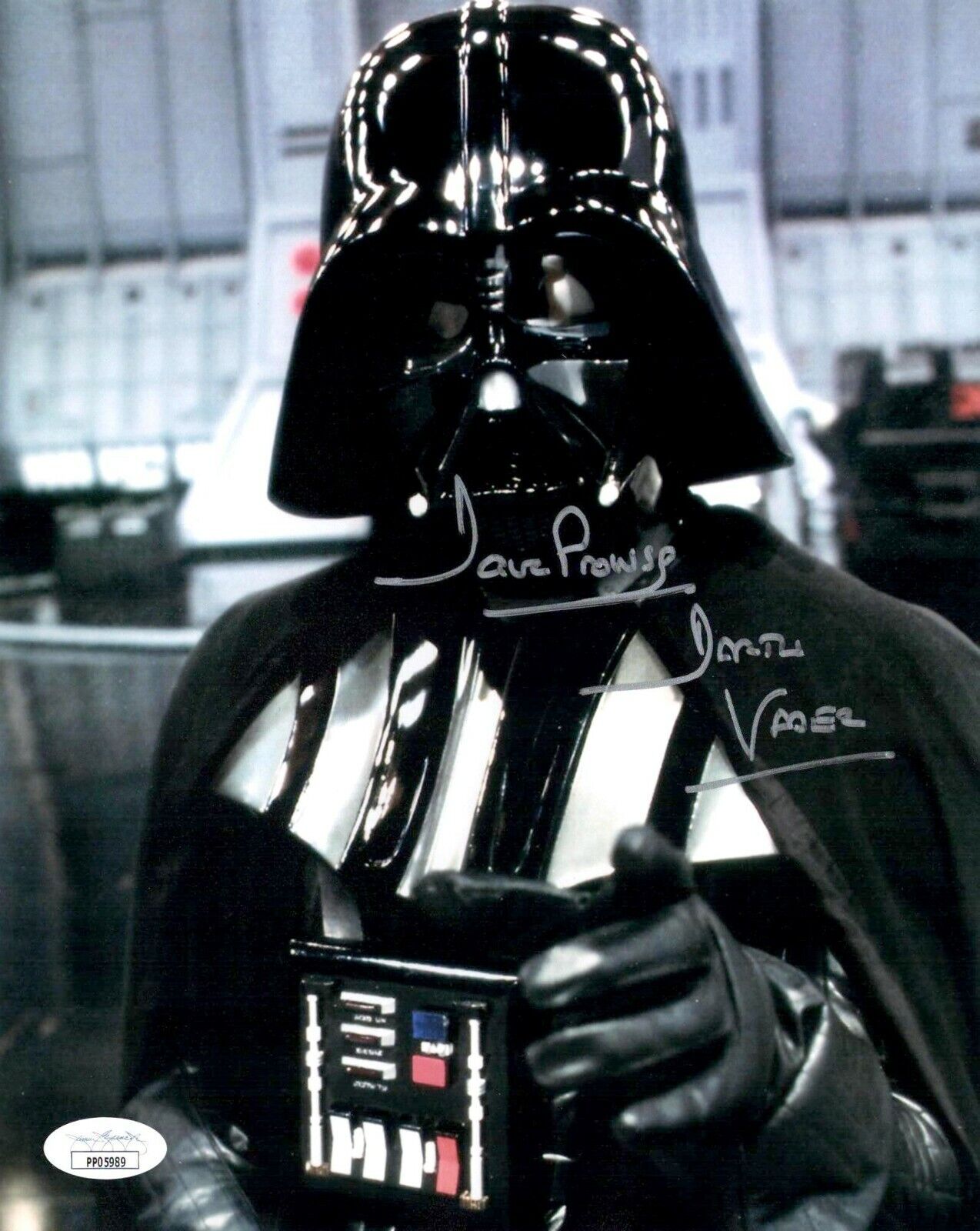 DAVID PROWSE Signed STAR WARS / DARTH VADER 8x10 Photo Poster painting with JSA COA