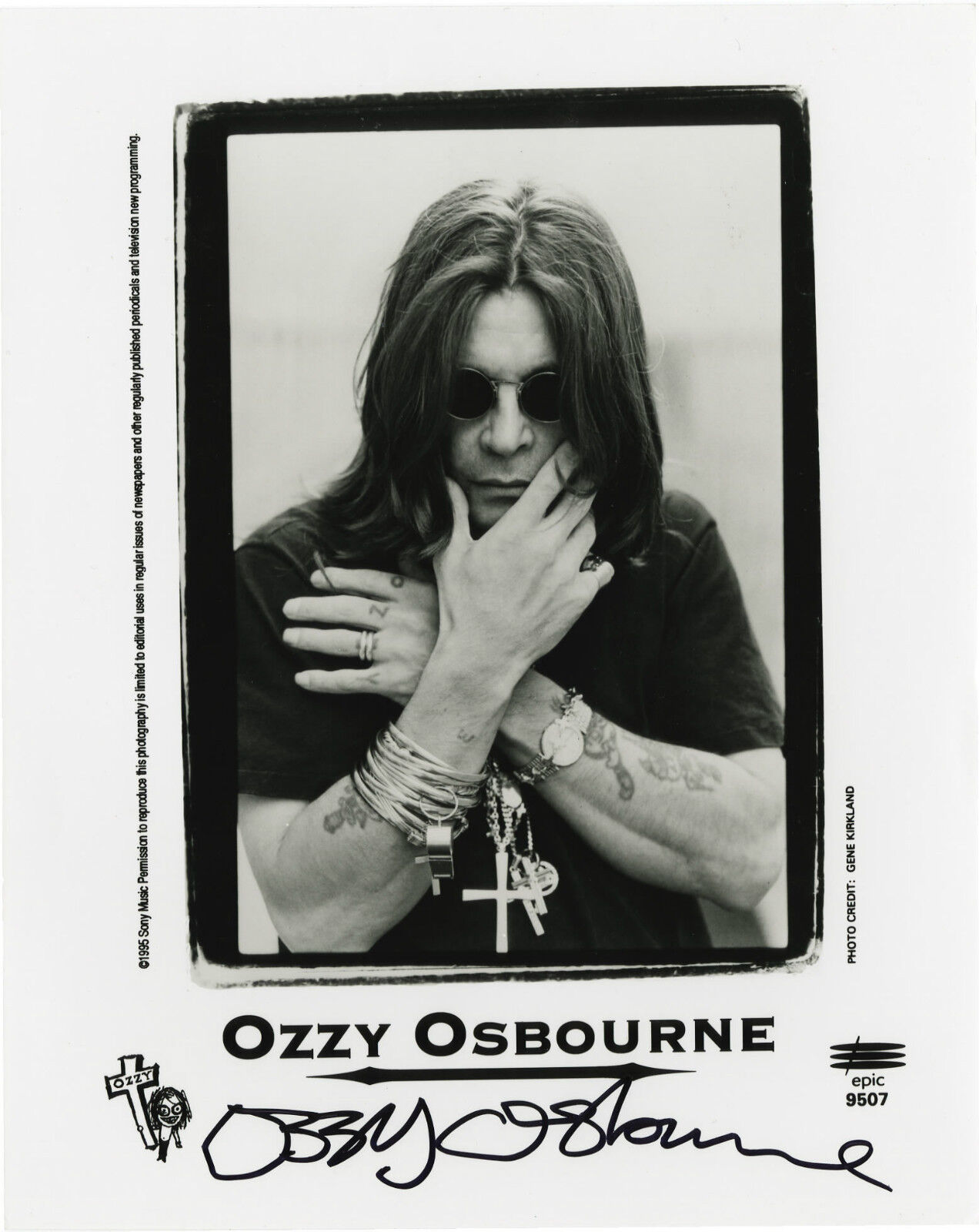 OZZY OSBOURNE Signed Photo Poster paintinggraph - Rock Singer / Vocalist Black Sabbath preprint