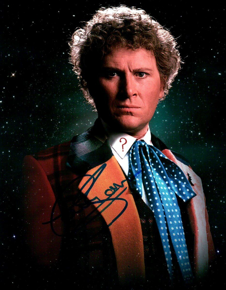 Colin Baker Signed Autographed 8X10 Photo Poster painting Doctor Who JSA JJ41152