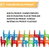 🪑Vente chaude de Noël-Jeu d'équilibrage de tour d'empilement de chaises