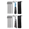 4Pcs Tent Pegs Unbreakable Camping Tent Stakes with Hammer for Camping Picnic