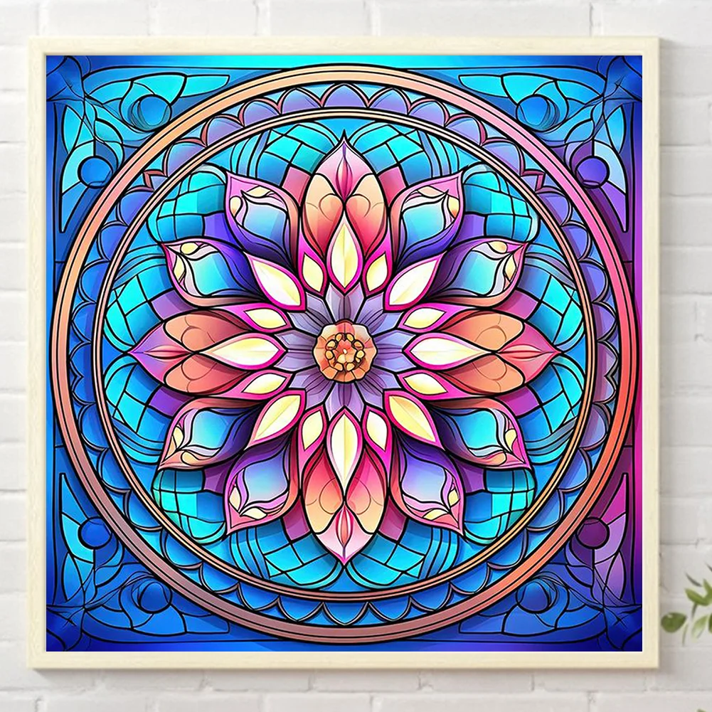 Partial AB Diamond Painting - Full Square Drill - Mandala(Canvas|45*45cm)