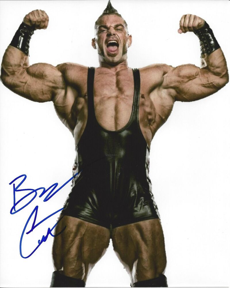 Brian Cage autographed 8x10 AEW  In Person 1