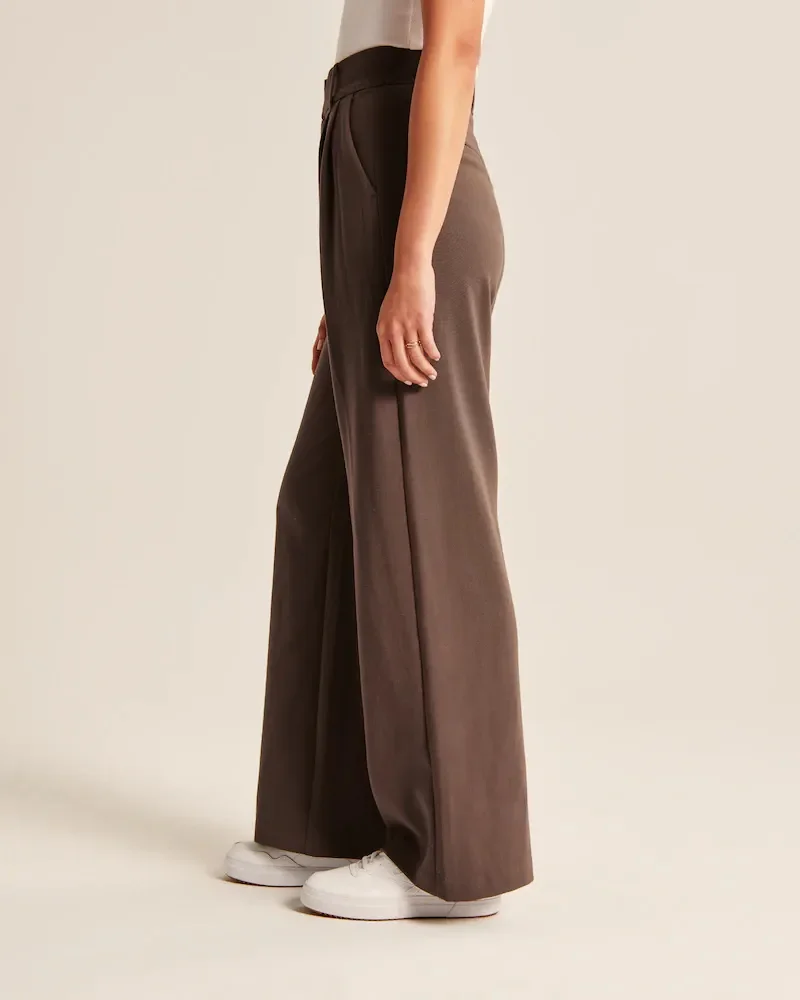 Effortless Tailored Wide Leg Pants