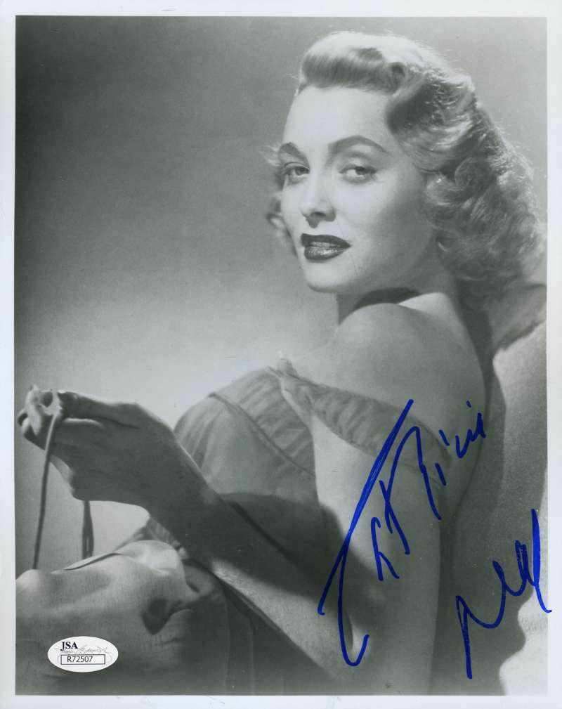 Patricia Neal Jsa Coa Hand Signed 8x10 Photo Poster painting Authenticated Autograph