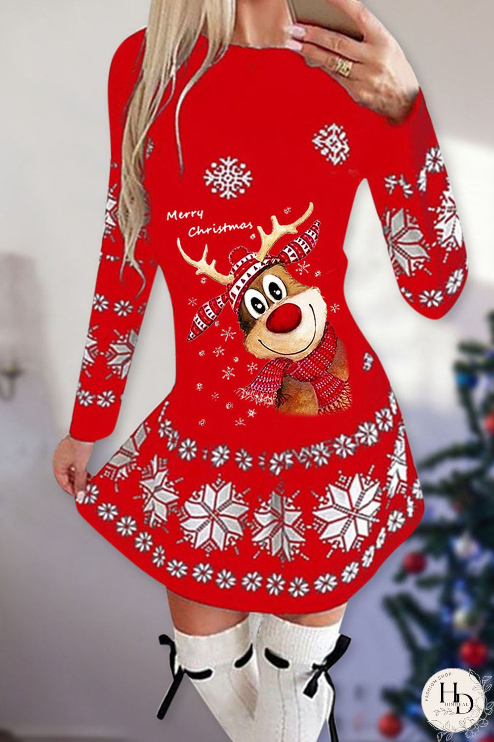 Black Casual Print Split Joint O Neck Straight Dresses