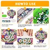 (US Local)Flower Double Sided Effect Table Top Diamond Painting Desktop Ornaments Kit (Daisy)