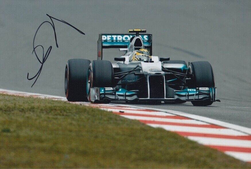 Nico Rosberg Hand Signed 12x8 Photo Poster painting F1 Autograph Mercedes GP Petronas 16