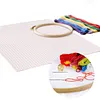 2 Pcs 11CT Cross Stitch Fabric 11.81x11.81 Inch Needlework Embroidery Fabric Embroidery Fabric Cloth for Garment Craft Needle-Embroidery DIY Decoration