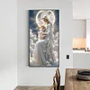 (40*70cm)Angel Virgin - Full Round Drill Diamond Painting