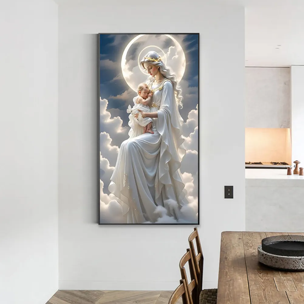 Diamond Painting - Full Round Drill - Angel Virgin(Canvas|40*70cm)