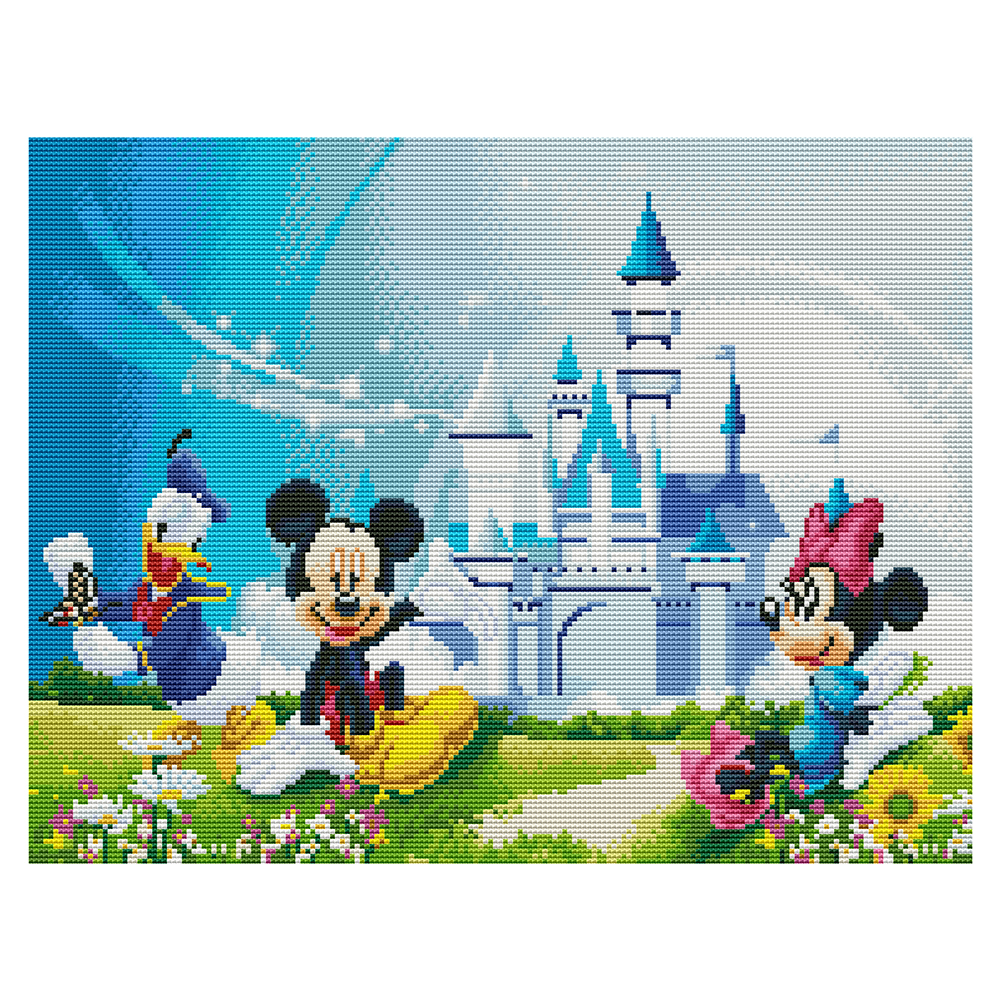 

Cute Mouce - 11CT Stamped Cross Stitch - 50*40CM, 501 Original