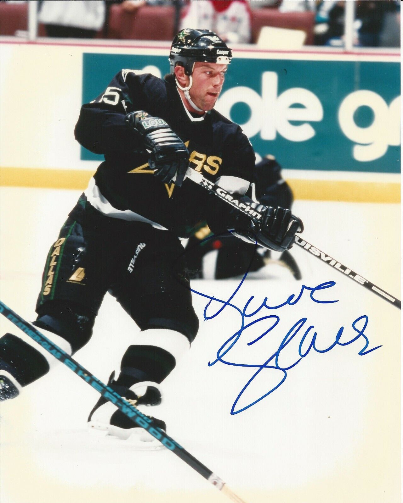 8x10 Autographed Dave Gagner Dallas Stars S030